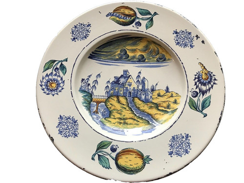 Assiette plat céramique ulmer - plat,
