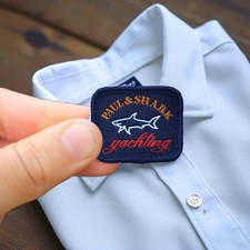 Patch,écusson,Badge brodé thermocollant Paul And Shark 3cm X 2,5cm