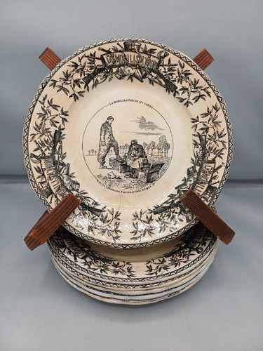 Lot assiettes à dessert - lot, 6