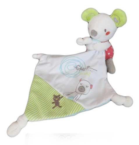 Doudou souris mouchoir - souris,