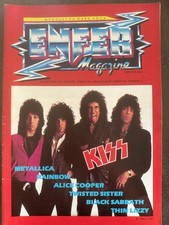 Enfer magazine n°6, Kiss, Twisted Sister, Metallica, Thin Lizzy, Alice Cooper