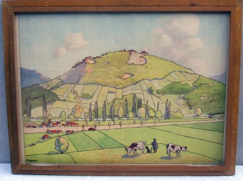 Ancienne affiche ecole - ancienne, d'ecole