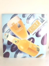 Plaque collection publicitaire en métal biére Kriska aromatisée Vodka 41x41 cm