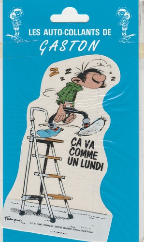 Franquin autocollant gaston - franquin,