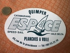 autocollant PLANCHES A VOILE CATAMARANS AILE DELTA SPEED SAIL à QUIMPER FRANCE