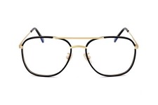 330€ Lunettes de vue Fez Rabat or et noir LGR L.G.R Monture optique Made Italy