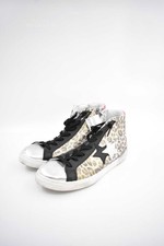 Baskets Femme Léopard Argent Rose N 40