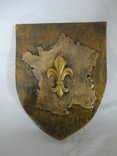 Blason France et fleur de