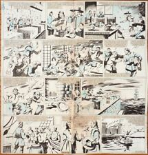 Planche originale  "Jean Bart" parue dans GAVROCHE en 1941  dessin Pierre LEROY