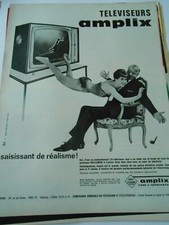 Publicité Advertising 1964  Téléviseur Amplix