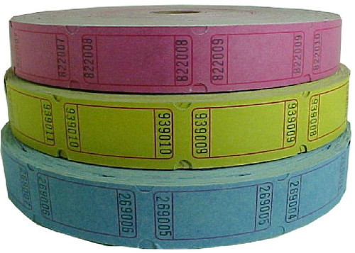 Lot tickets vierge type - 20,