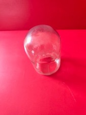 verre de lampe de cour haut 17cm diametre 80mm