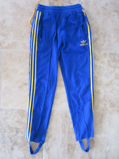 Pantalon fuseau ADIDAS rétro vintage modèle de 1972 bleu pant TREFOIL sport S