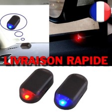Faux Feu Sécurité LED Voiture Fausse Alarme Avertissement Anti Vol Auto Voyant