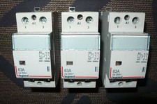 LEGRAND 412527 CONTACTEUR 2POLES 63A, 230V 2CONTACTS A FERMETURES (NO) 63AMPERES