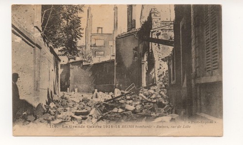 Carte postale reims - carte,