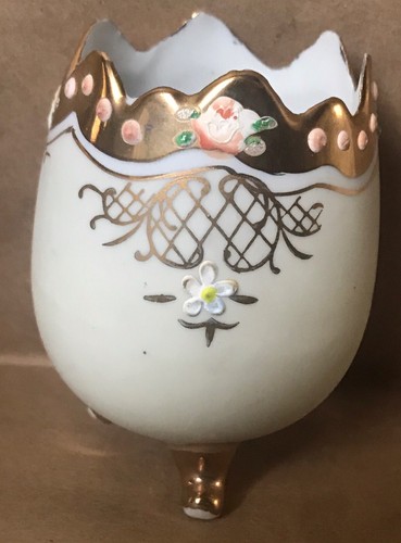 Vintage hand painted - hand, flowers