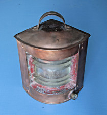 Lanterne de bateau Firmin le Drézen L.D.F - Ancienne Fanal de Marine en cuivre