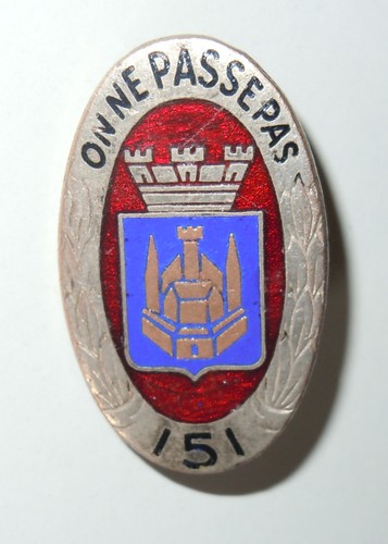 Insigne 151 regiment - insigne,