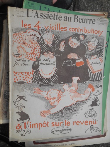 Revue ancien assiette au - revue,