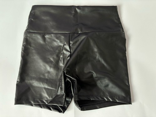 Short noir sexy similicuir - short,
