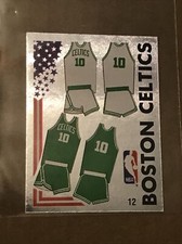 Boston Celtics Jersey Stickers