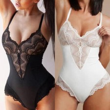 Body Gainant En Dentelle Sexy D'été 2022 Pour Femmes Modelant Le Corps Dos /