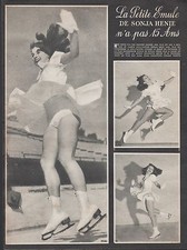 Document Anc. MAE ROSS - SONJA  HENIE PATINAGE ARTISTIQUE  SKATING   1940 -1H