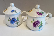 PAIRE DE POT A CREME EN