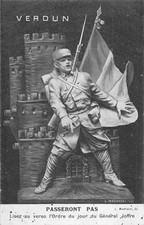 CP PATRIOTIQUE SIGNEE MADRASSI VERDUN PASSERONT PAS - 66921