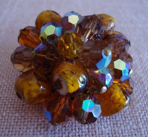 Ancienne broche cabochon - ancienne, en