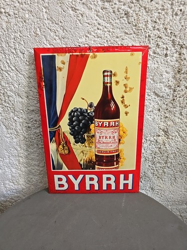 Byrrh plaque tôle glacoide - byrrh, en