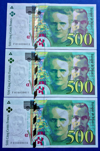Serie billets 500 - serie,