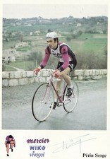 CYCLISME carte cycliste SERGE