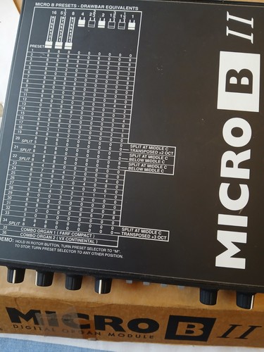 Vintage voce micro - b, ii