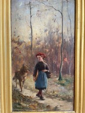 Tableau ancien vers 1870 le