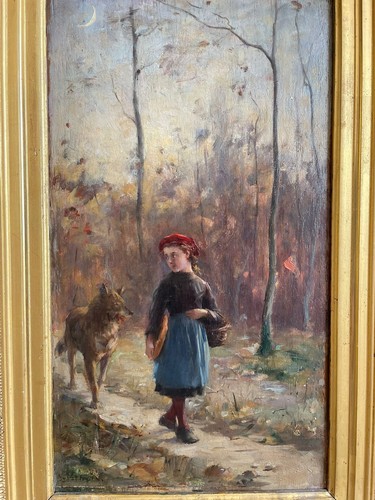 Tableau ancien vers - , le