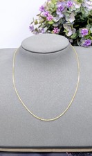 Chaîne fine maille forçat Or