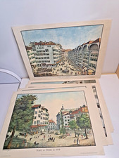 Lot 5 vues de Genève C.G