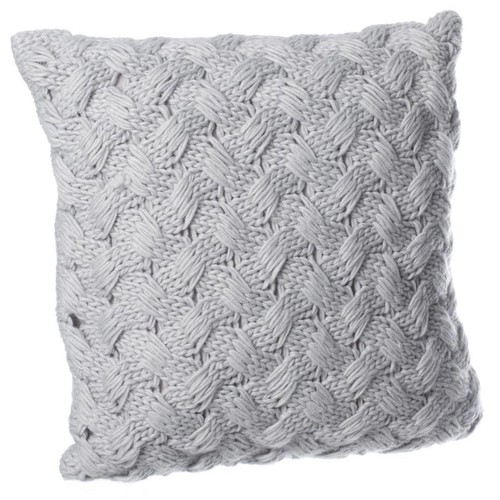 Coussin déco maille 40x40cm - coussin,