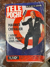 REVUE LIVRE TÉLÉ POCHE 1972 NUMÉRO 309 MAURICE CHEVALIER MAILLOT FOOT ANGOULÊME