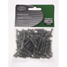 100 Chevilles en Nylon 5 mm