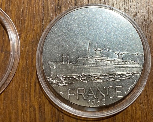 Médaille paquebot france 1969 - mÉdaille,