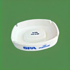 Ancien cendrier spa reine monopole en verre opaline française