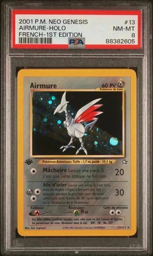 Carte pokémon holo - carte, airmure