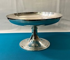 Coupe sur pied métal argenté