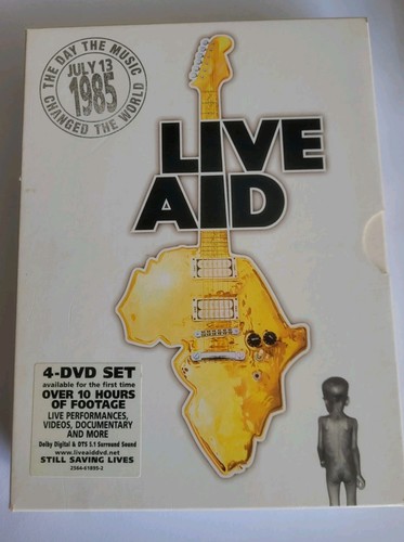 Dvd live aid coffret 4 - live,