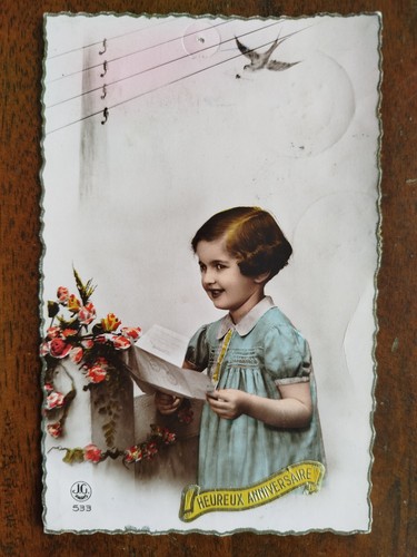 Carte postale bonne - carte,