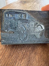 RARE EXCEPTIONNEL TAMPON ENCREUR PEUGEOT 201 CONDUITE INTERIEURE MUSEABLE 11X7CM