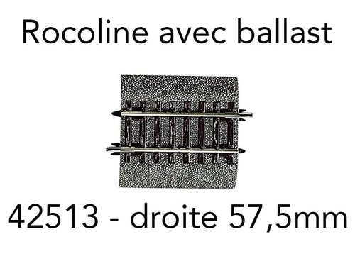 Roco rail droit - rail,